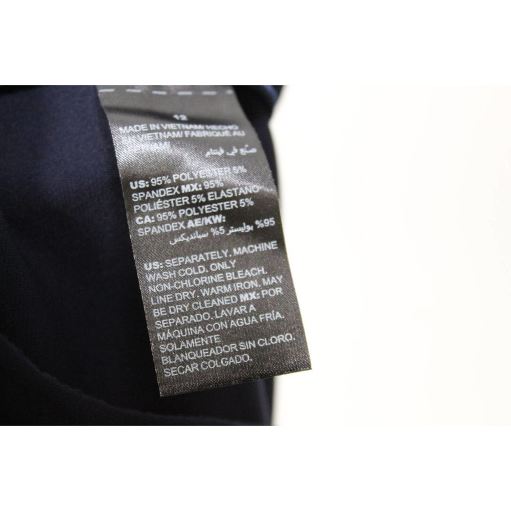 White House Black Market Essential The Slim Pants Navy Blue Women's 12 H13943 - Picture 10 of 12